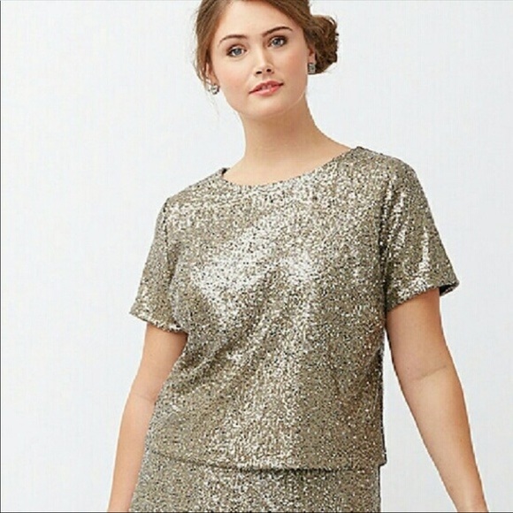 lane bryant sequin top